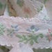 delicate cotton daisy trim with button holes 3 yards
