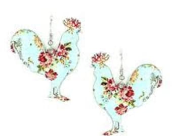 Chicken Floral Earrings