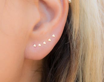 Tiny Dot Studs - Tiny Stud Earrings Gold - Tiny Stud Earrings Silver - Tiny Stud Earrings Hypoallergenic - Small Stud Earring