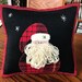Kit; fun wool Santa pillow, great beard detail, easy to make!
