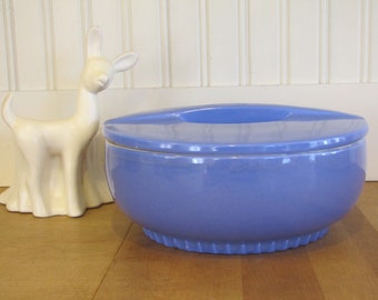 1930's Hall Refrigerator Dish, Refrigerator Dish, Covered Dish, Ceramic, Pottery, Hall, Hall China Company, 1940's, 1930's, Art Deco