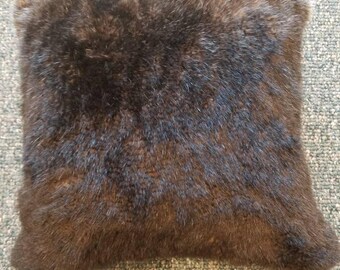 Sea otter pillow 12x12 inches.