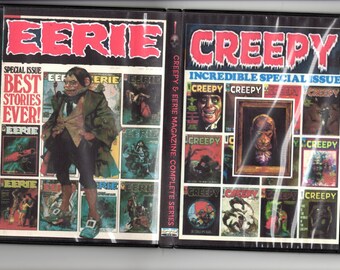 Rare Creepy & Eerie Magazine Complete Horror Collection on DVD-ROM