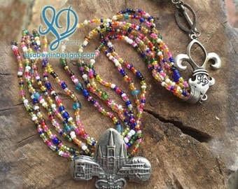 New Orleans Cathedral Jewelry, Fleur De Lis
