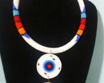 maasai necklace/ beaded necklace / colourful necklace / tribal necklace