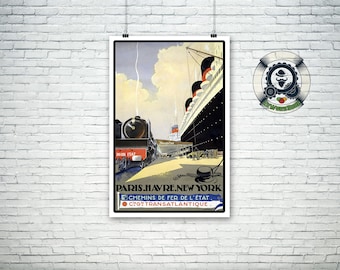 french Travel Poster