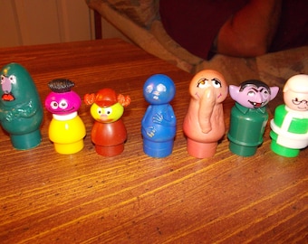 vintage fisher price sesame street little people