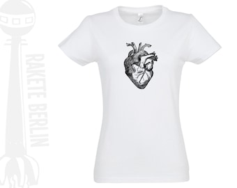 Woman T-Shirt 'anatomical heart'