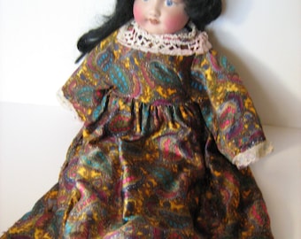 Beautiful Faced Old Doll Coth Body / MEMsArtShop