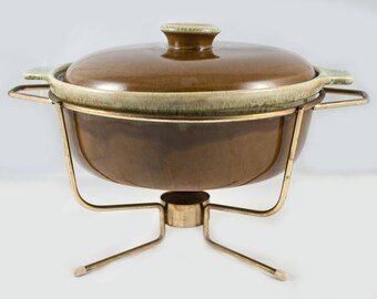 Greats vintage green Sunburst bowl, potteries bowls made in Canada. Lethbridge, Alberta