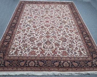 Tapis vente 9 X 13 nouveau persan ethnique tapis tapis fait à la main oriental tapis sol tapis boho tapis salon bureau salle tapis de sol