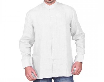 Hand Made Linen Shirt With Zali