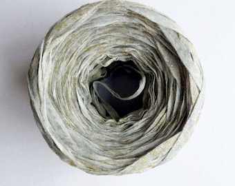 Silver paper yarn · ribbon yarn ·rayon yarn · hand painted yarn · shiny yarn
