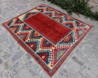 Vintage Turkish Konya Nomadic Rug Vintage Turkish Rug, Anatolian Rug, Hand Made Rug, Home Decor