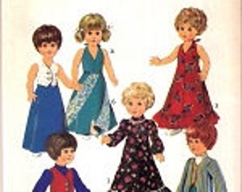 Vintage Puppenkleider Nähen Schnittmuster - Stil 4884