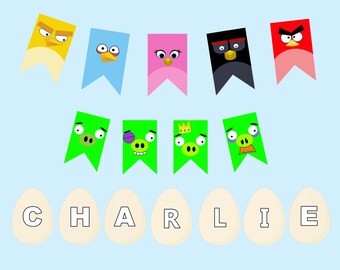 Angry Birds Printable Banner