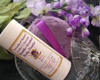 Talc-free body powder package