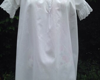 Victorian cotton night gown