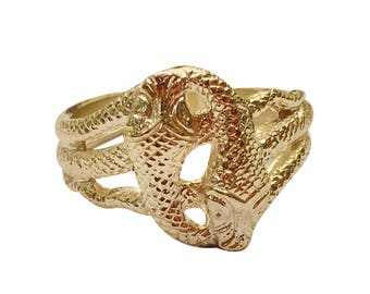 Silver/Gold/Platinum Snake Ring
