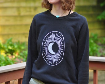 Moon beam crew neck fleece