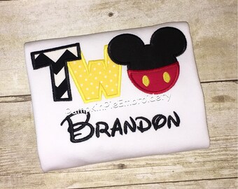 TWO Mouse Birthday Shirt