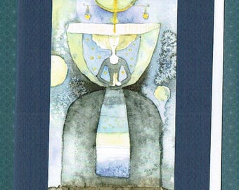 Scale (zodiac sign), Folding card