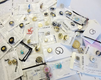 ST. JOHN Buttons Replacements Huge Lot Designer Shank Assortment 49 pcs