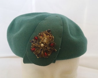 Vintage Henry Pollak Co. Selkirk 100% Wool Hat