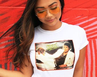 Vintage Michael Jackson Tee / 80s MTV Shirt