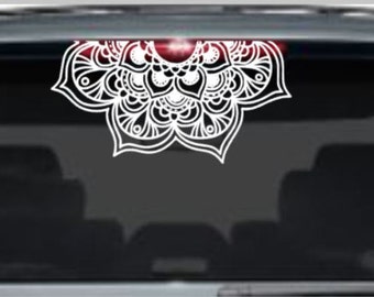 Mandala Car Decal - Mandala Sticker - Mandala Decal - Vinyl Decal