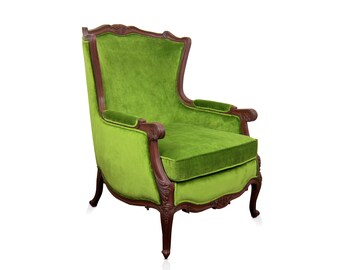 Bordeaux carved arm chair