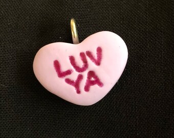 Conversation Heart Charm