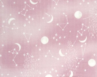 Kokka Japanese double gauze constellation fabric - Trefle - 1/2 YD