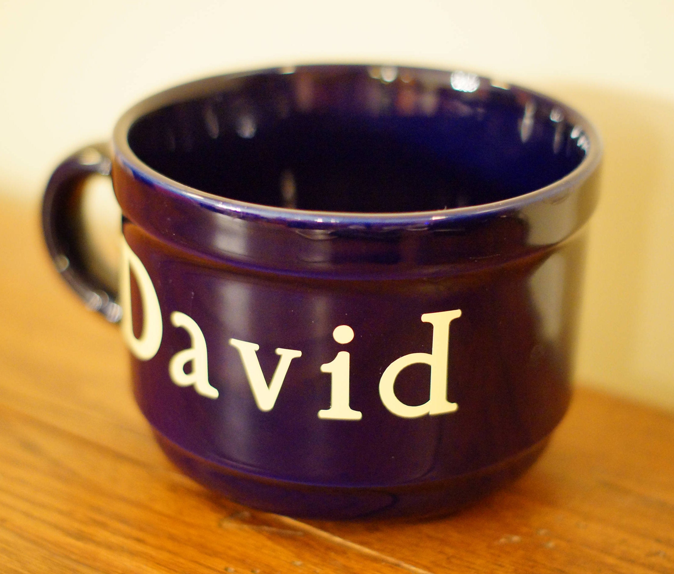 Personalized Soup Mug 22 oz Customized Soup Bowl Large