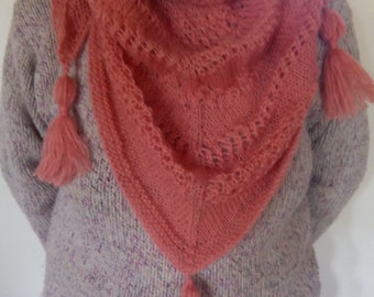 HAND-KNITTED SHAWL