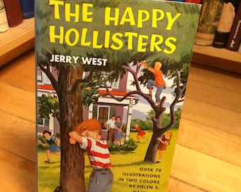 The Happy Hollisters by Jerry West / Vintage Book / Children's Book / Kid's Book / Color Illustrations / Old Book / YA / Adventure / Mystery