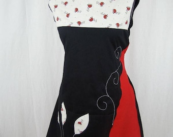 Robe Kyriu coccinelles rouge et noire