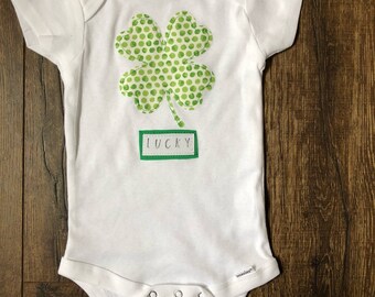 Lucky Infant Baby Bodysuit Onesie | St. Patrick's Day