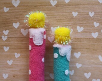 Cat Birthday Candle Toy, Organic Catnip