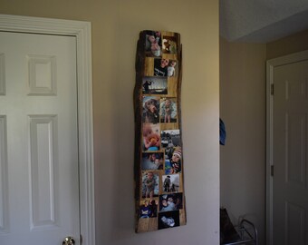 Live edge Modge Podge Photo collage