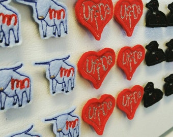 Minnesota Magnets - Handmade - Made in Minnesota - gift - MN - decoration - Loon - State - Babe - uff da - heart - cabin - 6 pack - teacher