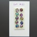Dichroic Glass Cabs - Lot of 10 Small - Lot number 27 - Mismatched