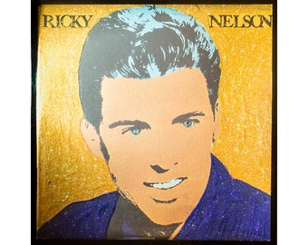 Glittered Ricky Nelson Warhol Album (Yellow)