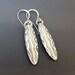 Sterling Silver Sea Urchin Texture Earrings with Handmade Sterling Silver Fishhook Earwires