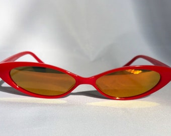 90's Cateye Sunglasses micro mirrored