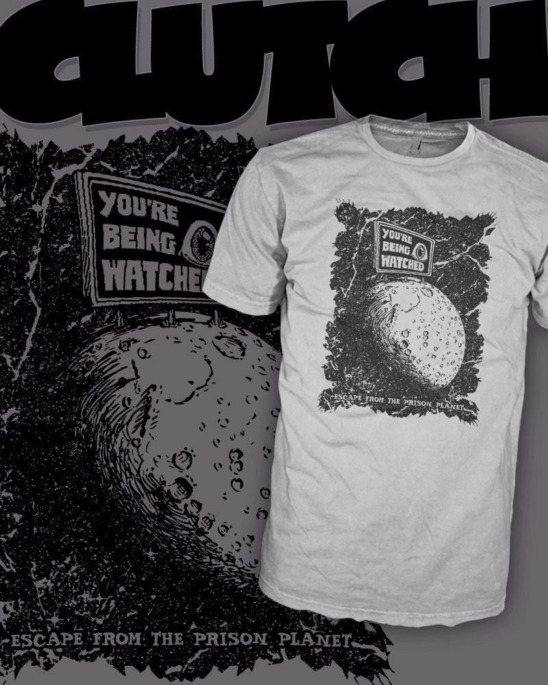 CLUTCH Band Shirt Alex Jones Prison Underground