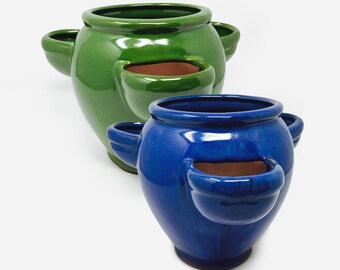 Mini Ceramic Strawberry Pot Planter