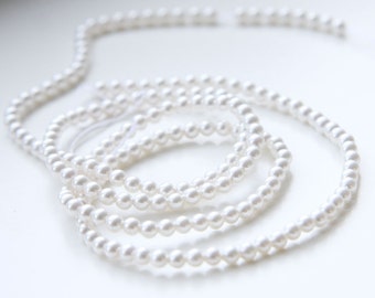 25pcs Swarovski 5810 Crystal Pearl-White 3mm (SWP00031)