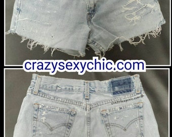 Cutoffs Distressed Shorts size 3 jr Festival tumblr