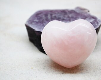 Rose Quartz Heart Shape Stone
